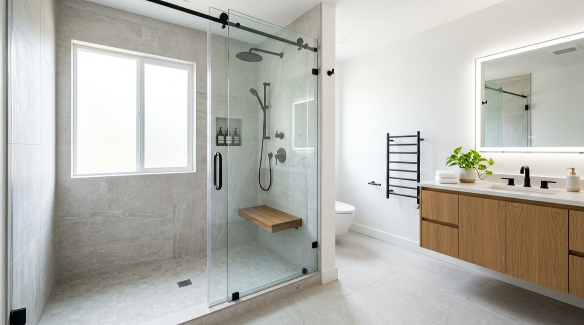 Tub to shower conversion